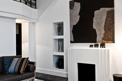 Idée de décoration pour un salon design.