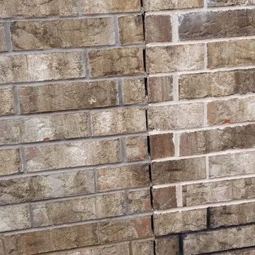 Brick sample wall