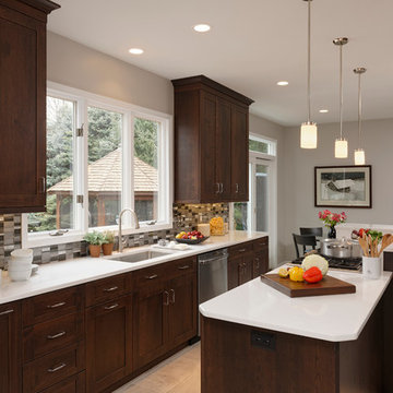 Modified galley kitchen