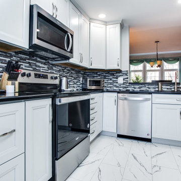 Transitional Kitchen & Bar Design Germantown, MD