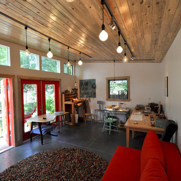 Guest and Art Studio with Garage: Studio Shed Lifestyle
