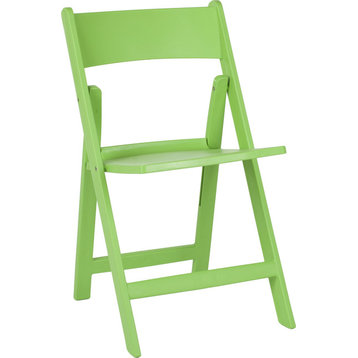 Renee Folding Chairs, Set of 4, Green