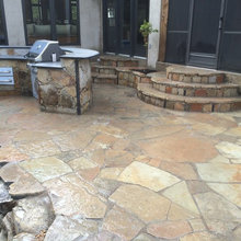 STONE PATIO IDEAS
