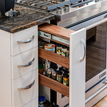 Custom spice rack pullout