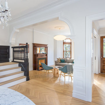Prospect-Lefferts Gardens Townhouse Living Room