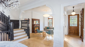 Prospect-Lefferts Gardens Townhouse Living Room