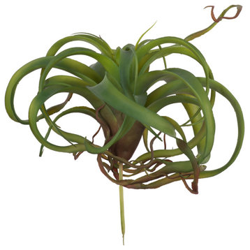 Faux Spider Plant Artificial Flower or Plant, Dark Green