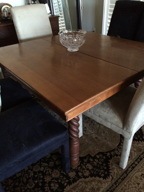 How do I darken this table