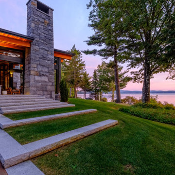 A Balance of Hardscapes and Softscapes on Lake Sunapee, New Hampshire