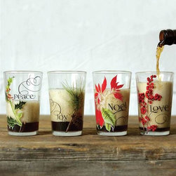 Glad Tidings Tumblers - Holiday Decorations