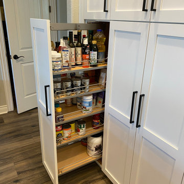 Pull-Out Pantry is a Key Element of the Remaining Pantry Cabinets