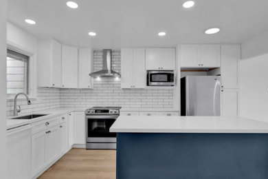 Kitchen - contemporary kitchen idea in Other
