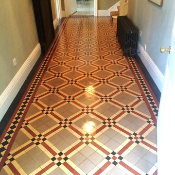 Cleaning & Sealing a Victorian Tiled Hallway in Heytesbury