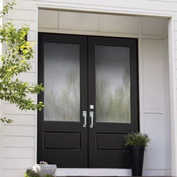 Masonite Performance Door System  Belleville 1 Panel &frac34; Lite Exterior Fiberglass - Front Doors