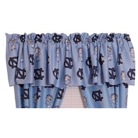 North Carolina Tar Heels Printed Curtain Valance, 84"x15"