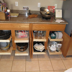 Kitchen Pull Out Shelves by slideoutshelvesllc.com - Kitchen Cabinetry