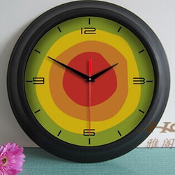 15"H Retro Style Metal Wall Clock - YGMW(BOLI034JYB) - Wall Clocks