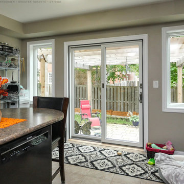 New Windows and Patio Door in Delightful Kitchen - Renewal by Andersen Greater T