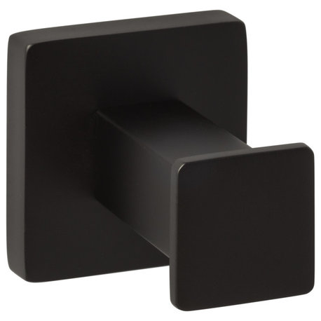 Vlora Bath Series, Robe Hook, Flat Black