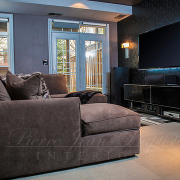 Remodeled Media Room