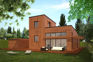 Extension maison ossature bois