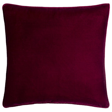 Velvet Glam 20"H x 20"W Pillow Kit, Polyester Insert