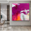 'Fiesta'  60x60 inches Pink Contemporary Art Large Modern Painting MADE TO ORDER