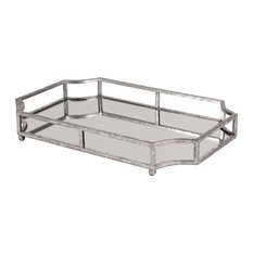 Laurel Decorative Tray, Silver