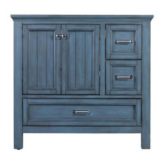 50 Most Por Blue Bathroom Vanities For 2018 Houzz Foremost Groups Inc Brantley Bathroom Vanity Only Harbor Blue 36 X21