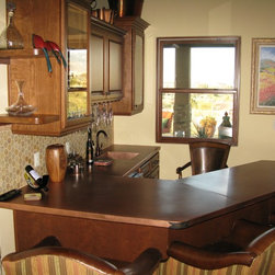 Copper Bar Top - Kitchen Countertops