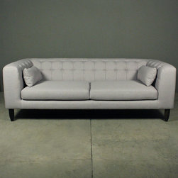 geneva sofa &ndash; silver - Sofas