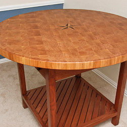 Cherry Butcher Block Table - Dining Tables