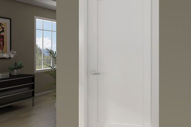1 Panel White Shaker Door