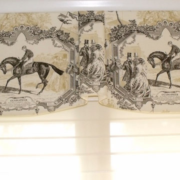 pillows and valances