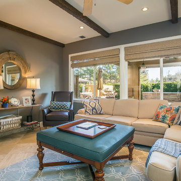 Blue & Gray Family Room