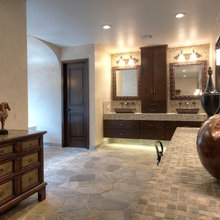 stone/ slate. bathroom