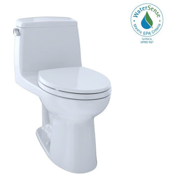 Toto Eco UltraMax 1.28 GPF ADA Toilet, Right-Hand Trip Lever, Cotton White