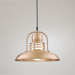 H-7210-C-24-Frost 1-Light Pendant Light - Pendant Lighting