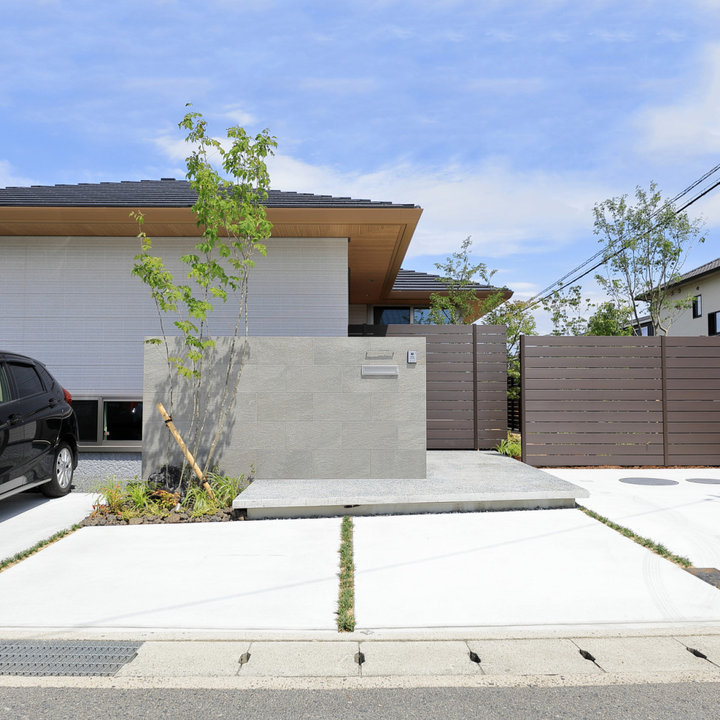 和モダンなおしゃれな家の外観の画像 75選 - 2026 年 7月 | Houzz (ハウズ)