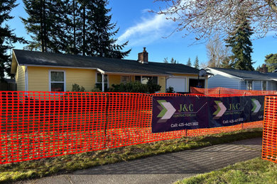 Inspiration for an exterior home remodel in Seattle