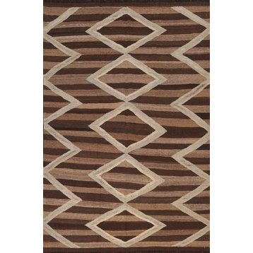 Kilim Natural Dye Oriental Area Rug Flat-woven Wool Carpet 5x7