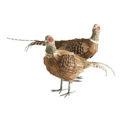 Pinecone Pheasants - Holiday Decorations