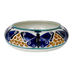 Rorstrand of Sweden Jugendstil Butterfly Low Bowl by Alf Wallander - Decorative Bowls