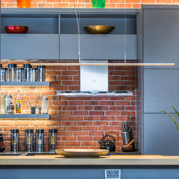 Brick Wall Kitchen