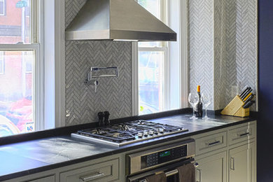 Inspiration for a transitional kitchen remodel in Philadelphia