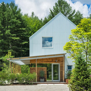 Häuser mit Metallfassade und Satteldach Ideen, Design & Bilder