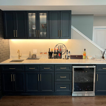 Modern Basement Wet Bar Renovation