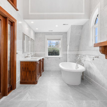 Statuario Principe Porcelain Shower