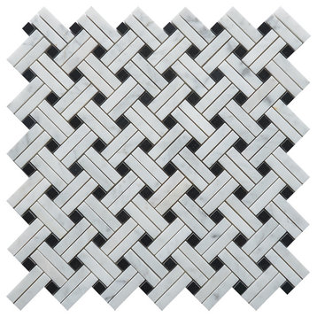 11"x11" Knot Collection, Net, Strip+Square, Polished, Set of 5
