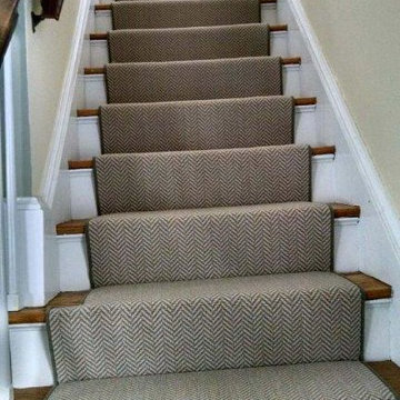 Carpet Runners on Wood Stairs